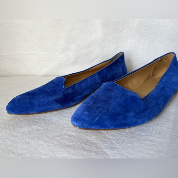 Talbots Blue Suede Flats - Picture 7 of 9